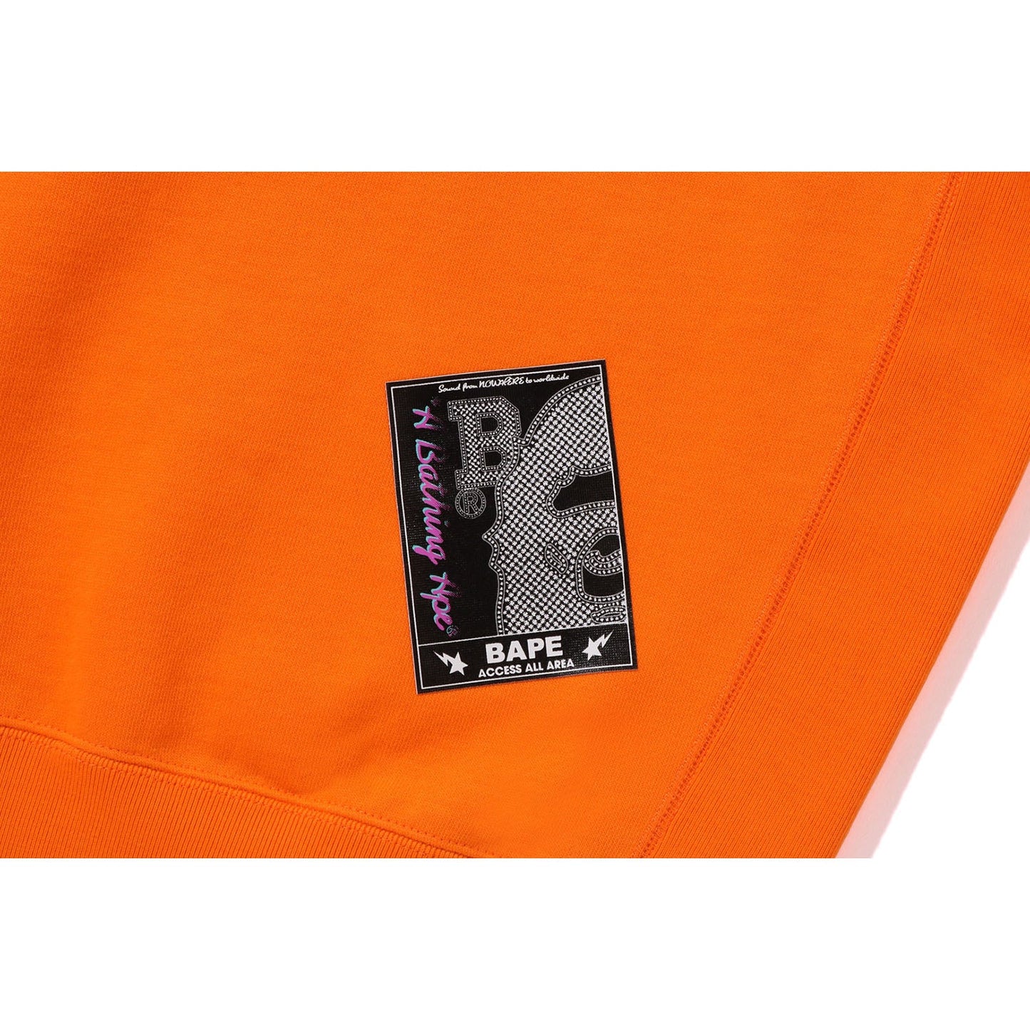 (B)Y BATHING APE PULLOVER HOODIE RELAXED FIT MENS