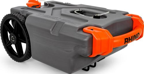 Camco Rhino Heavy Duty 15 Gallon Portable RV Waste Holding Tank 39000