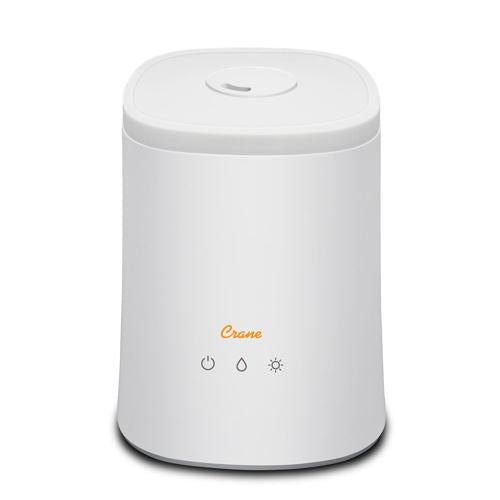 Crane USA 1.2 Gallon 2-in-1 Ultrasonic Cool Mist Top Fill Humidifier and Aroma Diffuser for medium to large rooms up to 500 sq ft