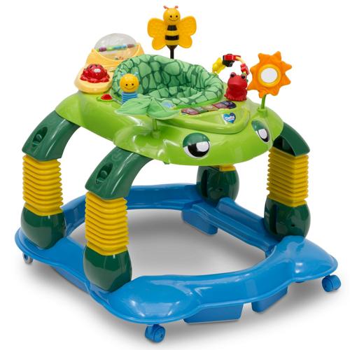 Delta Children Lila Play Station 3-in-1 Activity Walker, Mason the Turtle