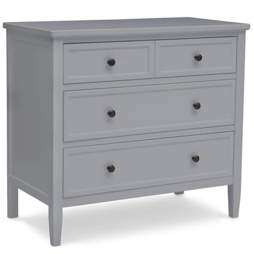 Delta Children Epic 3-Drawer Dresser, Greenguard Gold Certified, Grey