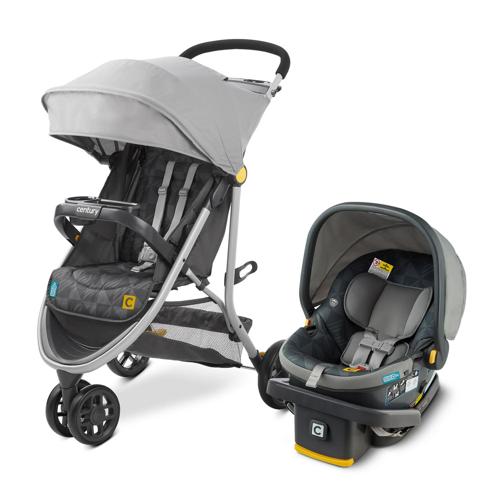 Century Stroll Ona c 3-Wheel 2-in-1 Lightweight Travel System, Metro