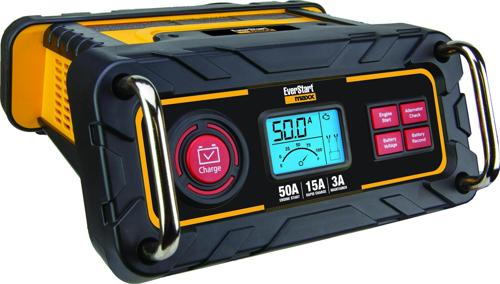 Everstart Maxx 15 Amp Automotive Battery Charger with 50 Amp Patented Engine Start (BC50BE)