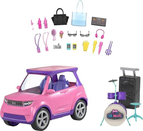 Barbie:Big City, Big Dreams Transforming Vehicle Playset, Gift for 3 To 7 Year Olds