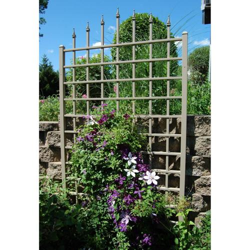 Dura-Trel Winchester 8' Vinyl Wall Trellis - Mocha