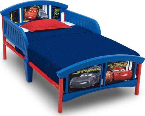 Delta Children Disney/Pixar Cars Plastic Toddler Bed, Blue