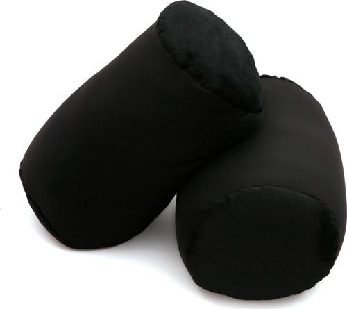 Deluxe Comfort Mooshi Squish Microbead Bed Pillow (14*7 ) a Airy Squishy Soft Microbeads a Eighteen Fun Bubbly Colors to Choose From a Cuddly and Fun Dormroom Accessory a Bed Pillow, Black