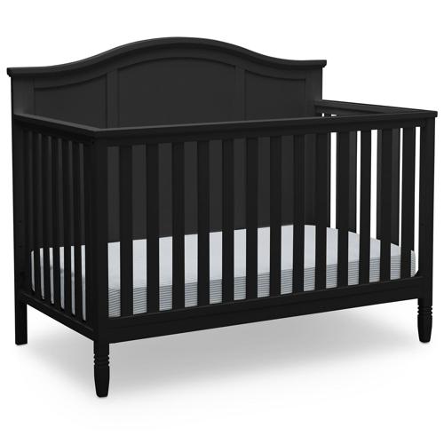 Delta Children Madrid 5-in-1 Baby Crib, Black