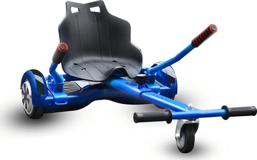 All In One Hover Cart Attachment For Hoverboard - Transform your Hoverboard into a Go Kart with Hovercart - Blue