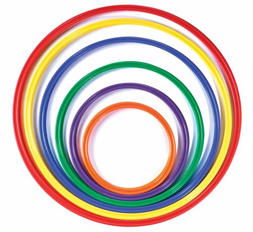 Color My ClassA Flat Hoops, 12-Pack