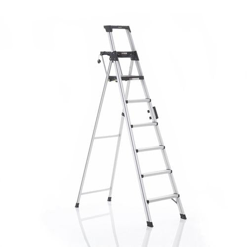 Cosco 8 Ft. Signature Series Aluminum Folding Step Ladder 300 Lb. Type IA (12 Ft. Max Reach)