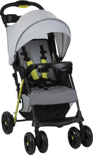 Babideal Flash Standard Stroller with Storage, Gray Ombre