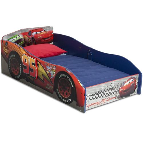 Disney/Pixar Cars Wooden Toddler Bed by Delta Children, Greenguard Gold Certified, Red