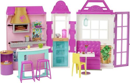 Barbie Cook a n Grill Restaurant Playset with 30+ Pieces, Gift for 3 to 7 Year Olds