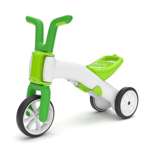 Chillafish Bunzi Learning Balance Bike and Tricycle, 2-in-1 Ride On Toy for Toddlers 1-3 Years Old, Lime
