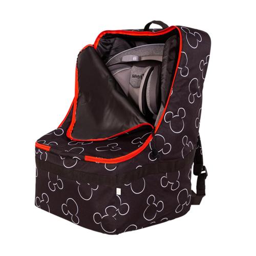 Disney Baby by J.L. Childress Ultimate Backpack Padded Car Seat Travel Bag, Black