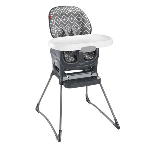 Fisher-Price Deluxe High Feeding Chair -a Gray Tribal