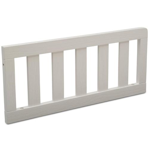Delta Children Toddler Guardrail W0060, Greenguard Gold Certified, Textured White