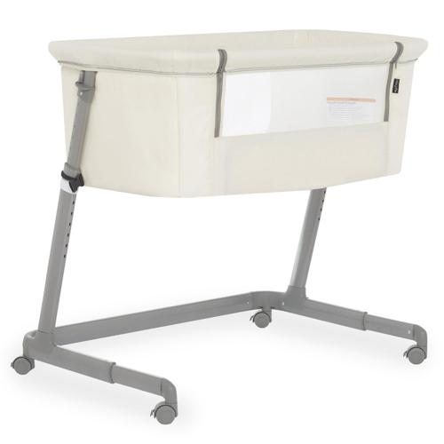 Dream on Me Seashell Bassinet and Bedside Sleeper | Compact Portable Bassinet, Pearl