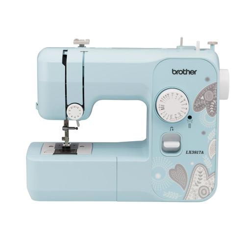 Brother LX3817A 17-Stitch Portable Full-Size Mechanical Sewing Machine, Aqua