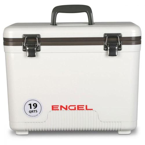 Engel 19 qt. Hard Sided Ice Chest Cooler, White
