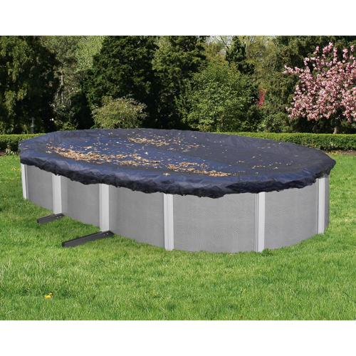 Blue Wave 12-ft*20-ft Oval Leaf Net Above Ground Pool Cover