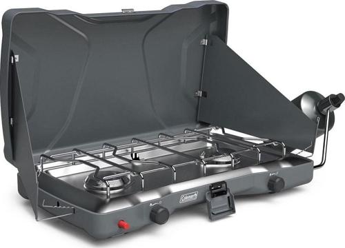 Coleman Triton 2-Burner Propane Gas Camping Stove 22,000 BTU