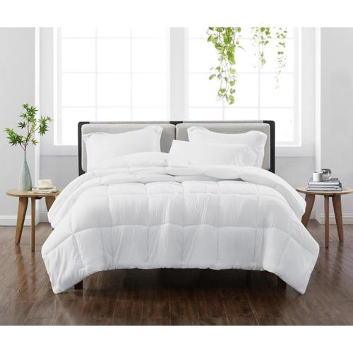 Cannon Solid White Twin/Twin XL 2 Piece Comforter Set