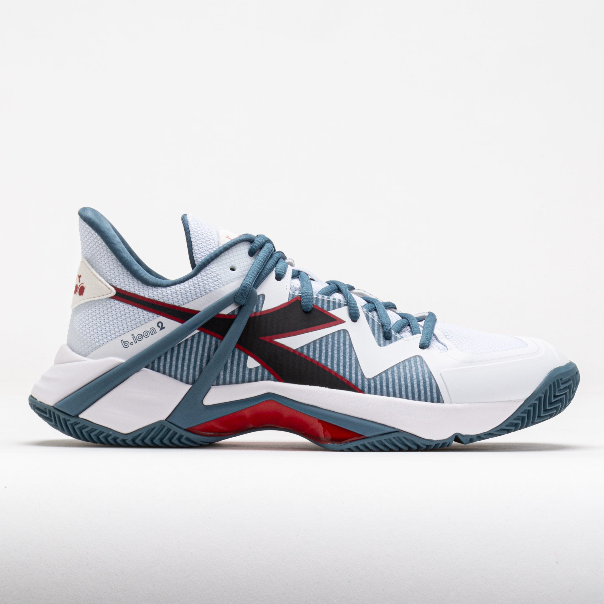 Diadora B.Icon 2 Clay Men's  White/Oceanview/Salsa