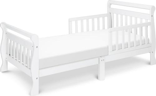 DaVinci Baby Sleigh Toddler Bed, Multiple Finishes with Bed Rails