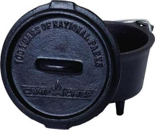 Camp Chef 3/4 Qt Seasoned Cast Iron Mini Dutch Oven