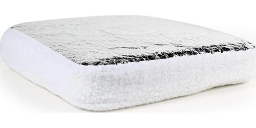 Camco RV Vent Insulator | Fits 14-inches by 14-inches | Features a Reflective Surface | White (45192)