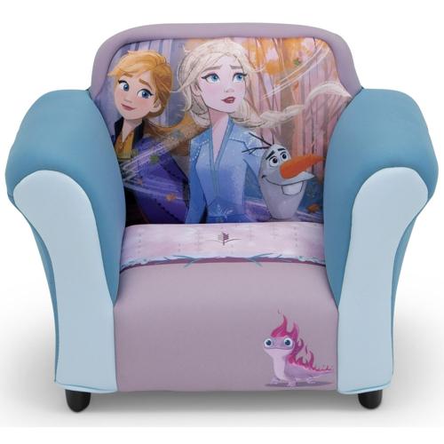Disney Frozen II Upholstered Chair with Sculpted Plastic Frame by Delta Children