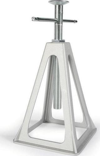 Camco RV Stabilizing Trailer Jack Stands | Adjusts 11-inches to 17-inches and Each Stand Supports up to 6,000 lbs | 4-Pack, Cast Aluminum, Silver (44560)