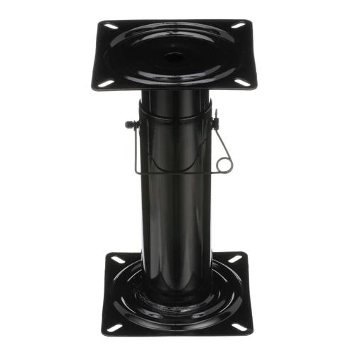 Attwood 91320-ADJ Swivl-Eze Adjustable Pedestal, Height Adjustable 11 A 1/2 -17 A 1/2 Inches, For Boat Seat, Black Powder Coated