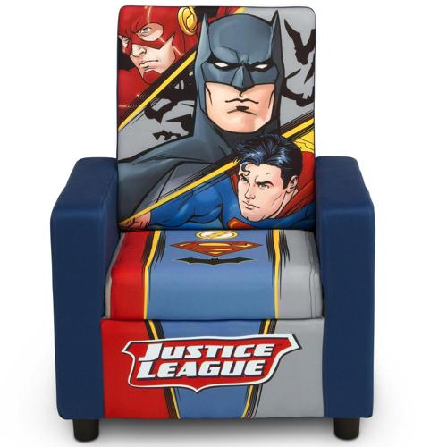 DC Comics Justice League Youth High Back Upholstered Chair by Delta Children