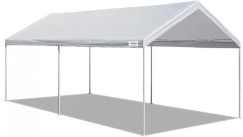 Caravan Canopy Domain Basic 10'x20' Metal and Polyester Carport Shelter