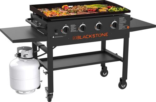 Blackstone 4-Burner 36 Griddle Cooking Station with Side Shelves