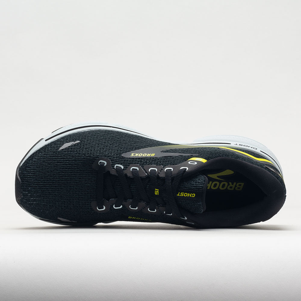 Brooks Ghost 15 Men's  Black/Ballad Blue/Sulphur