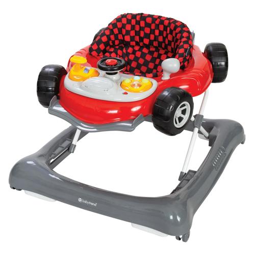 Baby Trend 5.0 Activity Baby Walker with Lights and Sound Effects - Speedster Red