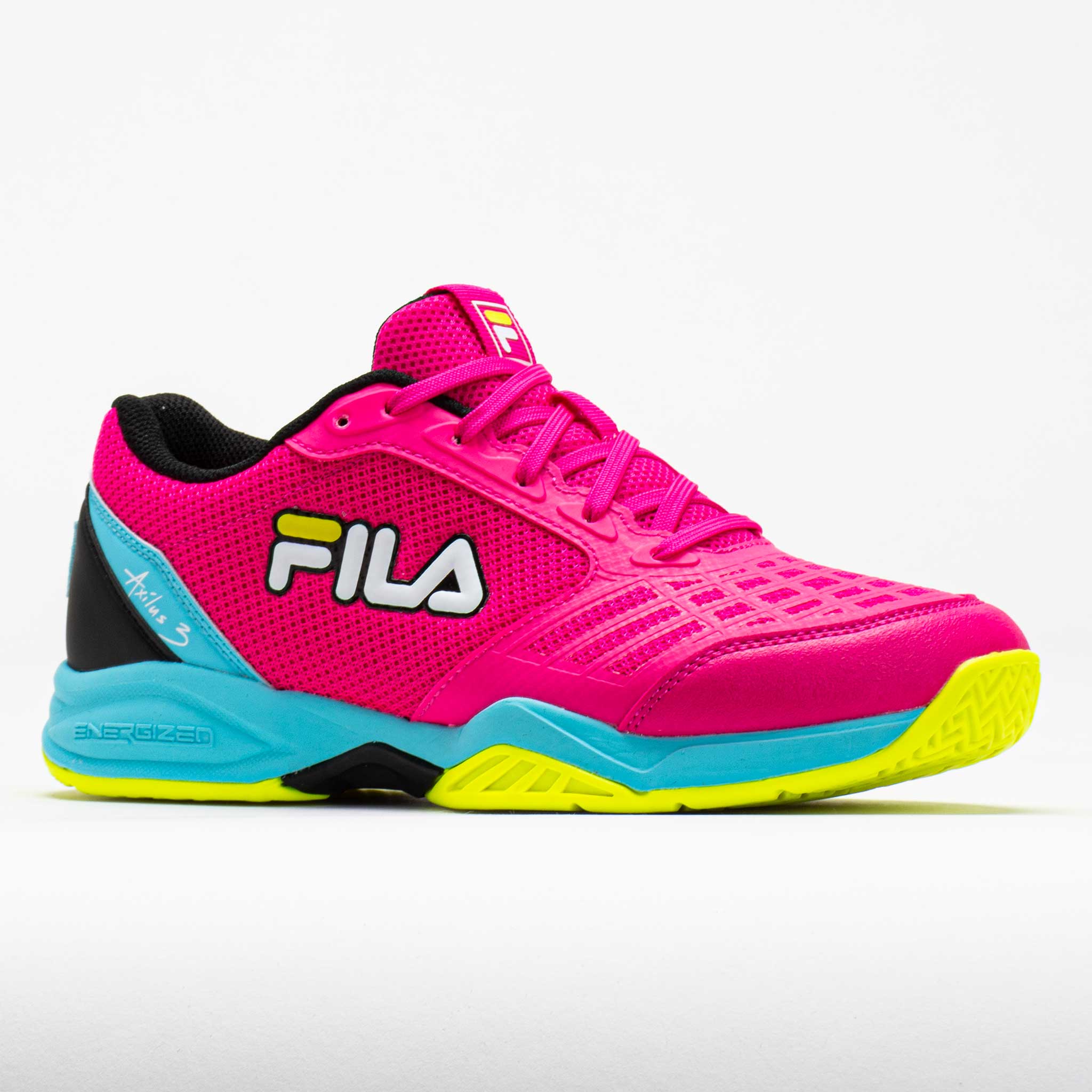 Fila Axilus 3 Junior  Pink Glo/Bluefish/Safety Yellow