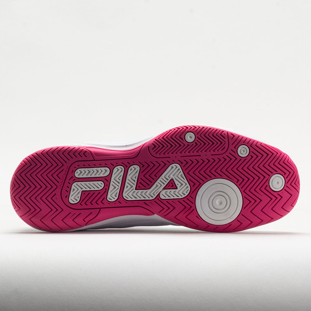 Fila Double Bounce 3 Women's  White/White/Pink Glo