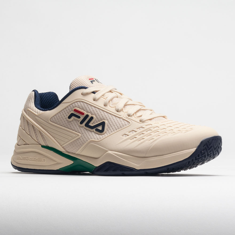 Fila Axilus 2 Energized Men's  Ecru/FILA Navy/Ultramarine Green