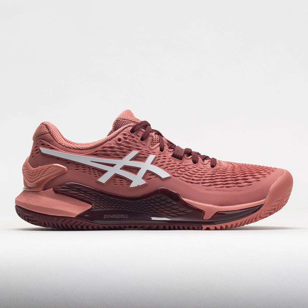 ASICS GEL-Resolution 9 Clay Women's  Light Garnet/White
