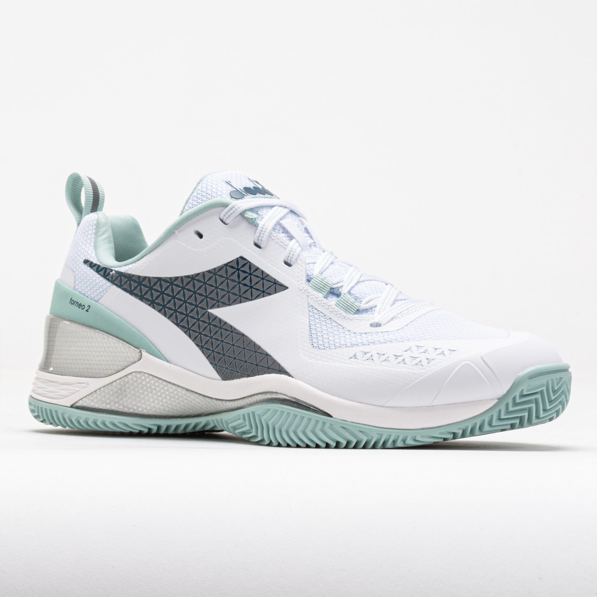Diadora Blushield Torneo 2 Clay Women's  White/Legion Blue/Surf Spray