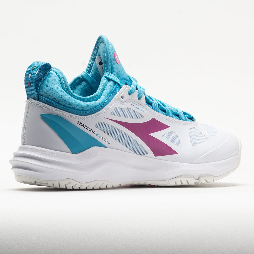 Diadora Speed Blushield Fly 3+ AG Women's  White/Aquarius/ Rhodamine