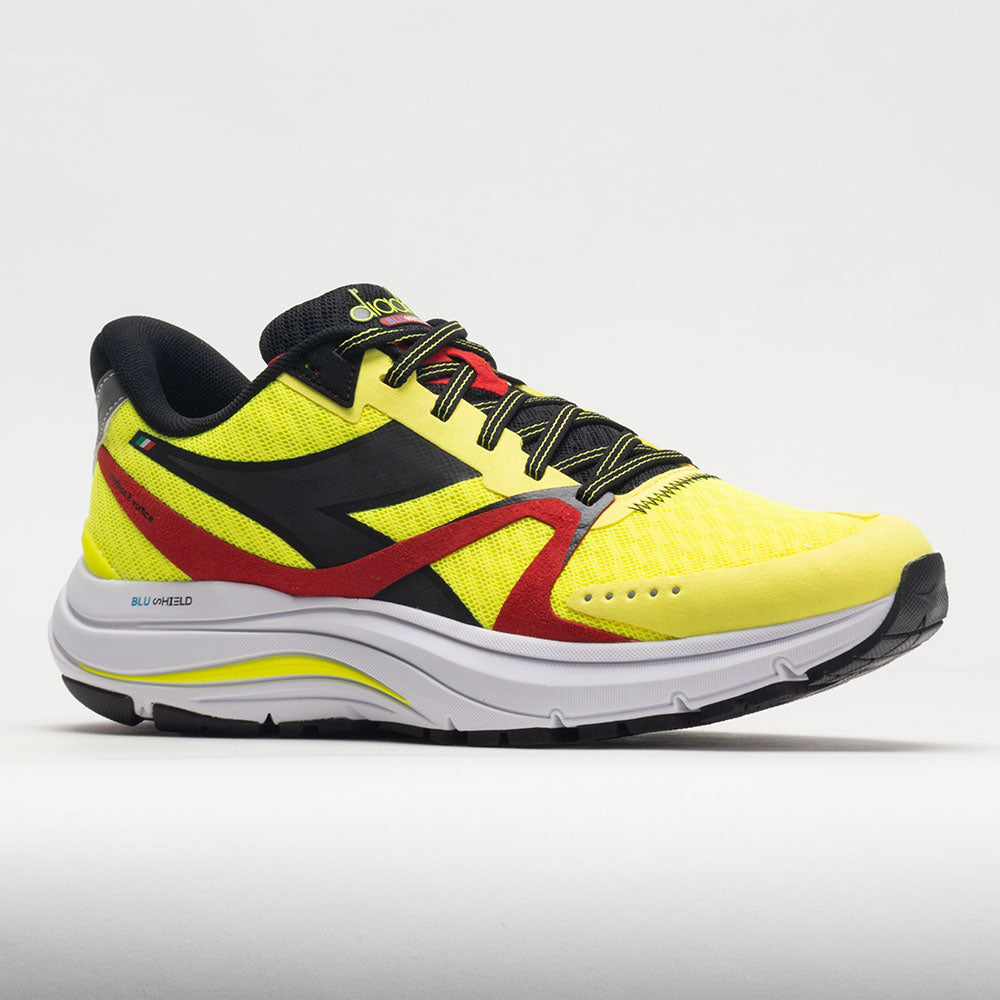 Diadora Mythos Blushield 8 Vortice Men's  Yellow Fluo/Black/Fiery Red