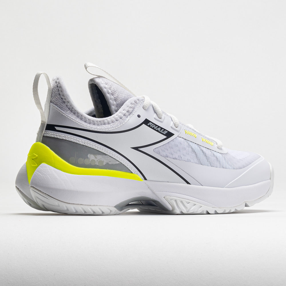 Diadora Finale AG Women's  White/Silver/Evening Primrose