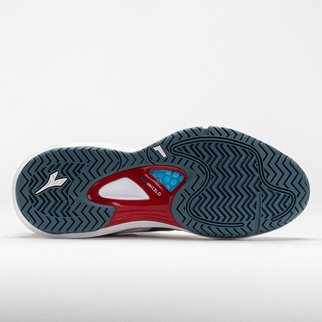 Diadora Speed Blushield Fly 4+ AG Men's  White/Oceanview/Salsa