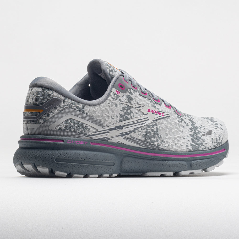 Brooks Ghost 15 Women's  White/Oyster/Oriole